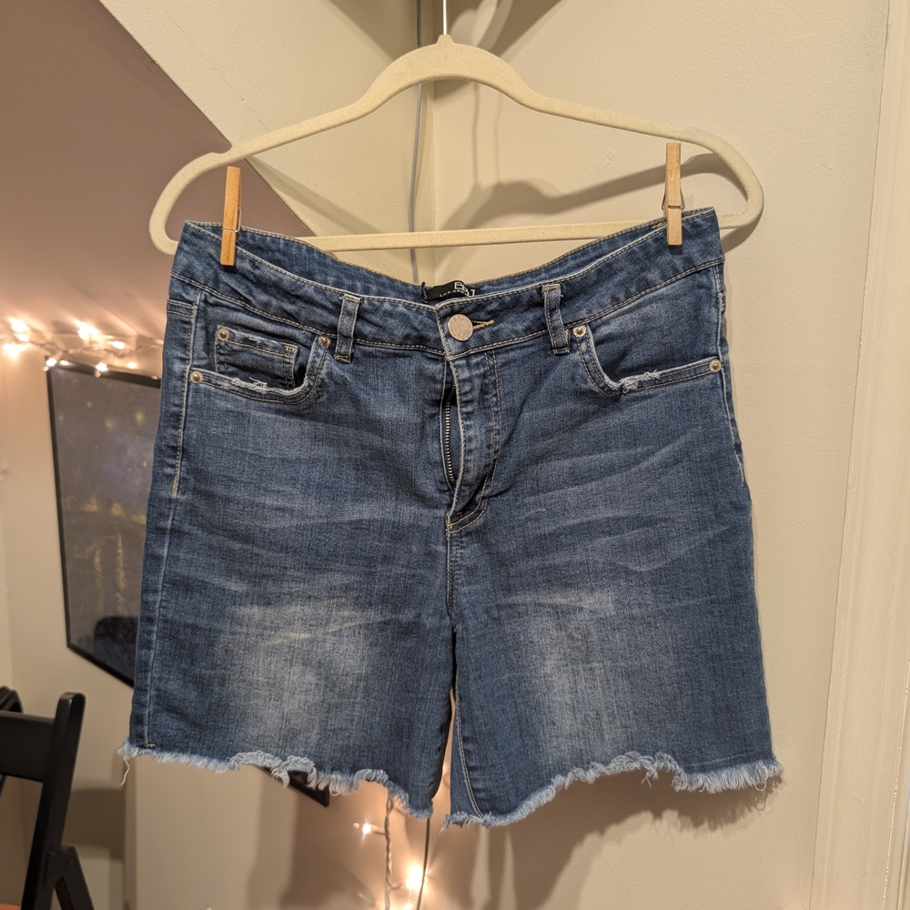 Bermuda Blue Denim Jean Shorts